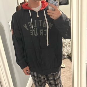 Motley Crue final tour zip up hoodie